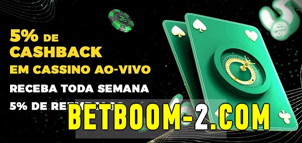 Promoções do cassino ao Vivo betboom 